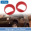 Jeep Wrangler JK 2 x Front Left & Right Headlight Trim Bezels (2007-2017)