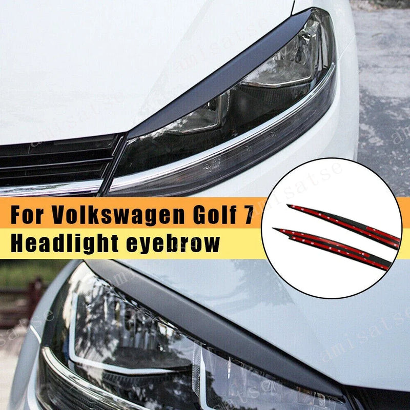 VW Golf 7 VII GTI GTD R MK7 Headlight Eyebrow Trim (2013-2017)