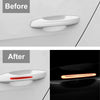 Car Scratch Protection Universal Carbon Fiber Door Handle Reflective Sticker