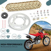 Honda XR80R / CRF80F 110 Link Drive Chain X-Ring & Sprockets Bolt Kit