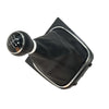 VW Golf 6 (2008-2012) 5-Speed Gear Shift Button Leather Rootwood