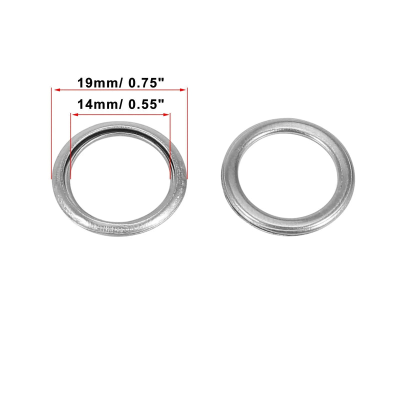Mitsubishi Lancer Outlander Eclipse 50pcs M14 Oil Drain Plug Gaskets