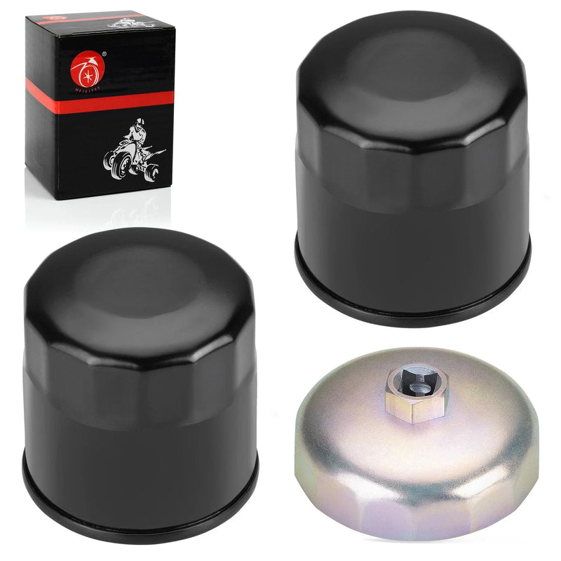 Honda VTR1000 / Super Hawk 1000 / XL600V / Transalp 600 2Pcs Oil Filter w/ Wrench