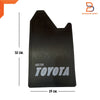 Toyota 4x4 4WD Off-Road Truck - Black Rubber Mud Flaps