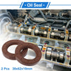 Oil Seal 2 x 38x62x10mm Seal Ring Rotary Shaft Seal FKM Rubber