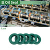 Oil Seal 22x35x8mm Rotary Shaft Seal TPU Green 5 Pcs