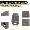 Peugeot 208 & e208 Gray Key Fob Shell Cover Case (2019-2023)