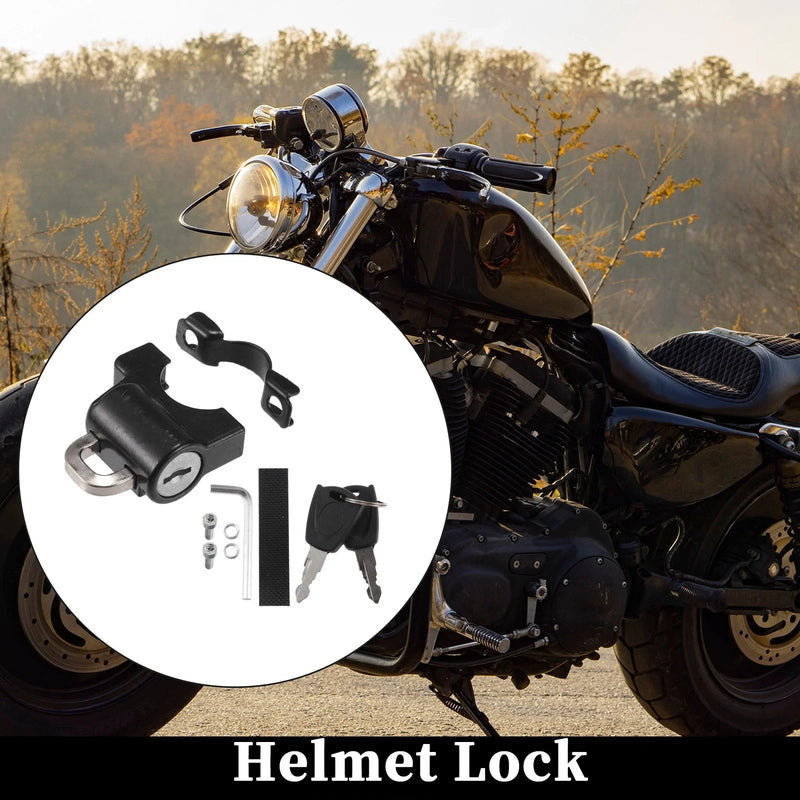 Mini Motorcycle & Bicycle Motorcycle Helmet Lock Cable Anti-Theft