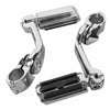 Harley Softail Mustache Engine Guard Crash Bar Footpegs Clamps (2000-2017)