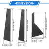 Hyundai Kona Carbon Fiber Black 2018-2023 6 Pcs Door Pillar Window Trim