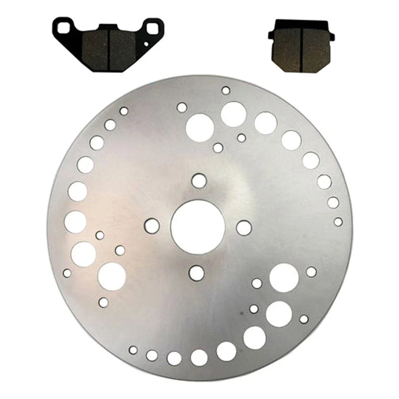 Polaris Sawtooth Quad Rear Disc Brake Rotor & Semi-Metallic Pads (2006–2006)