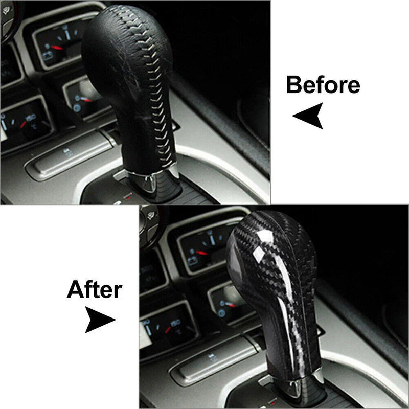 Chevrolet Camaro Carbon Fiber Shift Knob Cover (2010-2015)