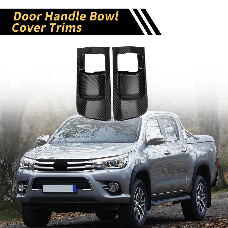 Toyota Tundra Carbon Fiber Front Door Handle Bowl Cover (2014-2021)