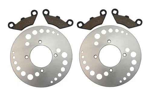 Polaris Outlaw 500 2 x Front Disc Rotors & Semi-Metal Pads (2006–2007)