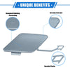 BMW 3 F30 Blue Rear Bumper Tow Hook Eye Hole Cover Cap (2012-2015)