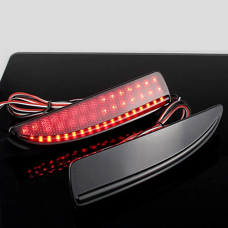 Mazda 3 5 6 Smoked Black LED Rear Bumper Reflector Tail Light (2004-2023)