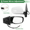 Toyota Corolla (2009-2013) Manual Folding White Right Side Door Mirror