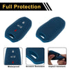 Peugeot 208, e208 Dark Blue Key Fob Shell Cover (2019-2023)