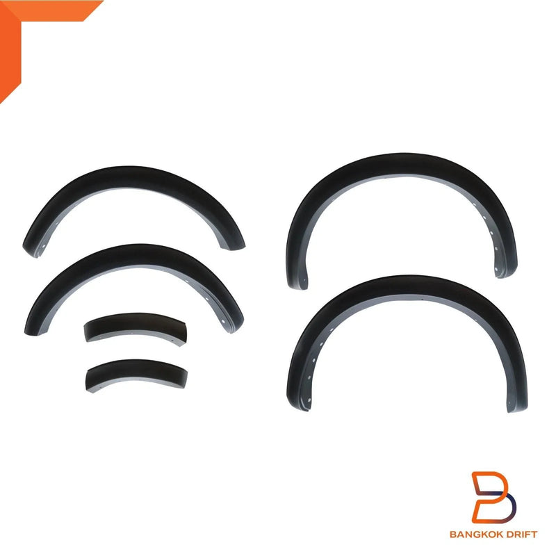 Ford Ranger Ute PY Slim Matte Black Fender Flares (2022-2024)
