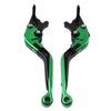 Yamaha FJR1300, XJR1300 CNC Green Extendable Brake Clutch Levers (04-20)