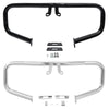 Harley Touring Engine Guard Chopped Black/Chrome Crash Bar (2014-2024)