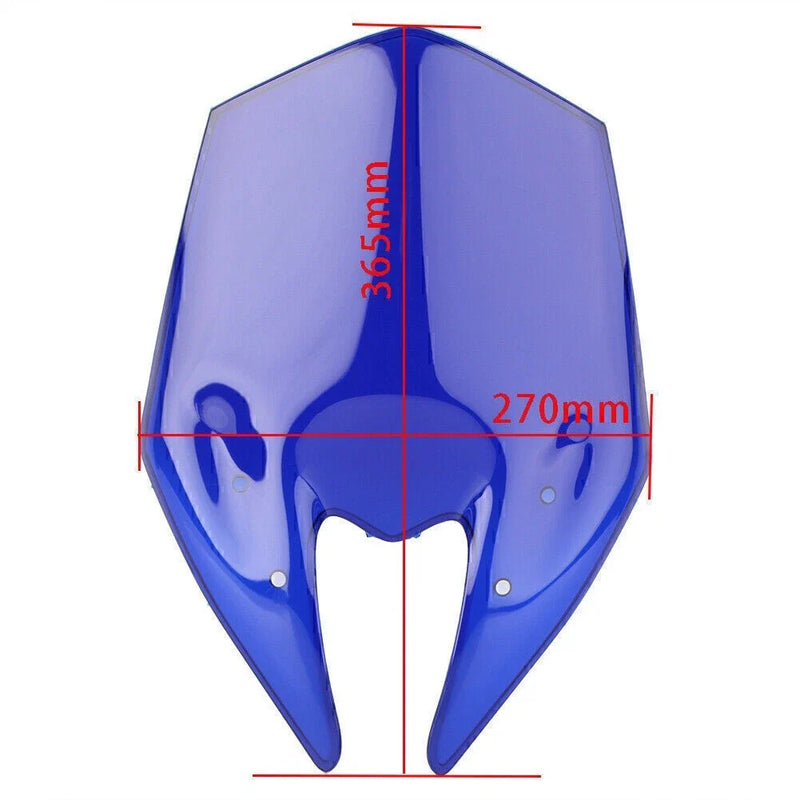 Kawasaki Z800 (2013-2016) ABS Plastic Blue Windscreen