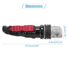 Motorcycle Red Pair 8.5mm Aluminum Aolly Rearsets Footrest Footpeg