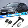 Ford Focus MK2 Bonnet Release Lock Kit with Latch & 2 Keys (2004-2012)