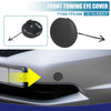 Honda Fit Matte Black Front Bumper Tow Hook Cover (2008-2010)