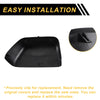 Ford F-250 F-350 F-450 F-550 Left Side Mirror Cover Cap Gloss Black (2017-2023)