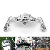 Harley Dyna Bobber Skull Skeleton Headlight Visor Ornament