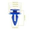 RANGE ROVER 100 x Blue Moulding Clips