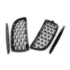 BMW E90 Front Black Frame & Chrome Grille Diamond Meteor Style (2005-2008)