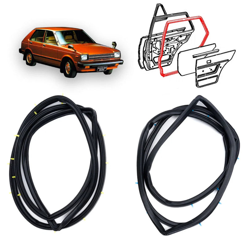 Toyota Starlet 1978-1984 Rear Door Weatherstrip Seal