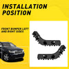 2011-2013 Jeep Grand Cherokee Front Bumper Brackets (2011-2013)