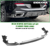 BMW X6 G06 Rear Bumper Diffuser Lip Kit (2019-2024)