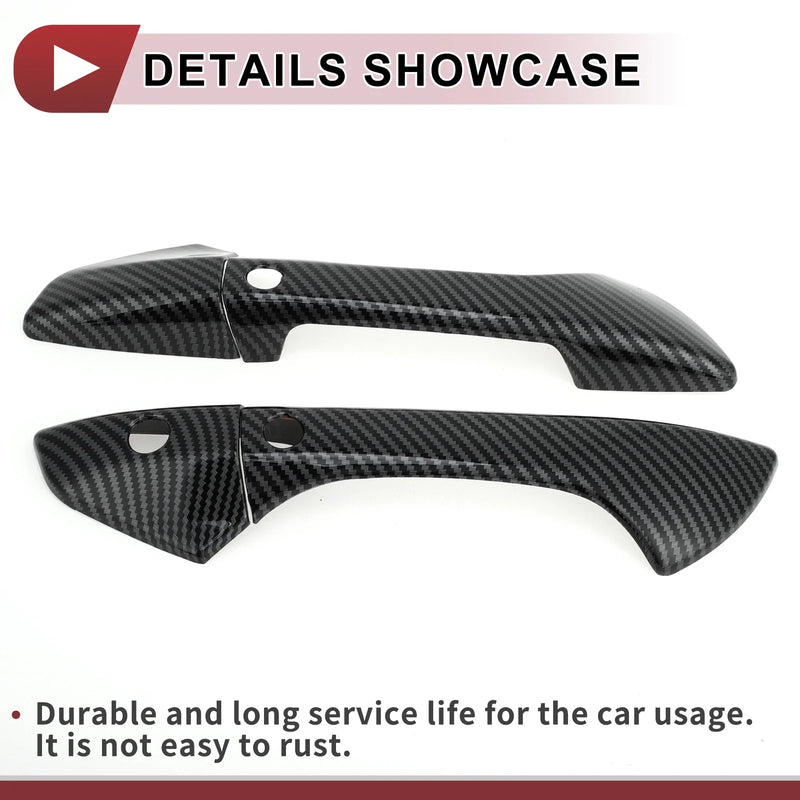 Honda Accord (2008-2012) - Black ABS Car Door Handle Cover Set