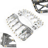 Harley Softail Touring Road Glide Chrome & Gold Foot Pegs
