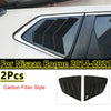 Nissan Rogue 2 x Carbon Fiber Side Vent Window Scoop Louver Cover (2014–2021)