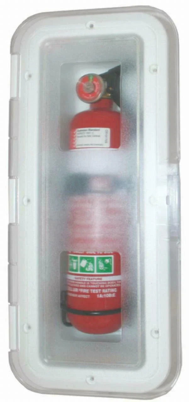 Caravan Boat RV 1KG Fire Extinguisher Holder with Transparent Door