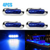 Marine Boat RV Trailer Lamp 12-24V 4 LED Courtesy Lights
