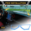 Jeep Wrangler JL JLU (2018-2024) Light Blue A Pillar Speaker Cover Trim