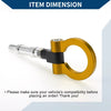 Honda S2000 (2000-2009) - Metal, Golden, 1 x Piece Tow Hook Ring 20.4cm