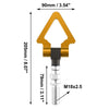 Honda Gold Tone Triangle Front Bumper Tow Hook