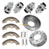 Honda Rincon Front Brake Drum with 4 Wheel Cylinders (2003–2005)