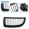 BMW 325i E90 Matte Black Front Hood Bumper Grille (2005-2013)