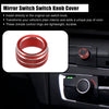 Toyota Red Mirror Switch Knob Cover Ring Decoration