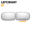 Chrysler Dodge Charger Left Right White Mirror Glass w/ Back Heated