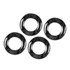 Mercedes Benz GLC Class 4 x Interior Door Lock Pin Cover Rings (2015-2021)