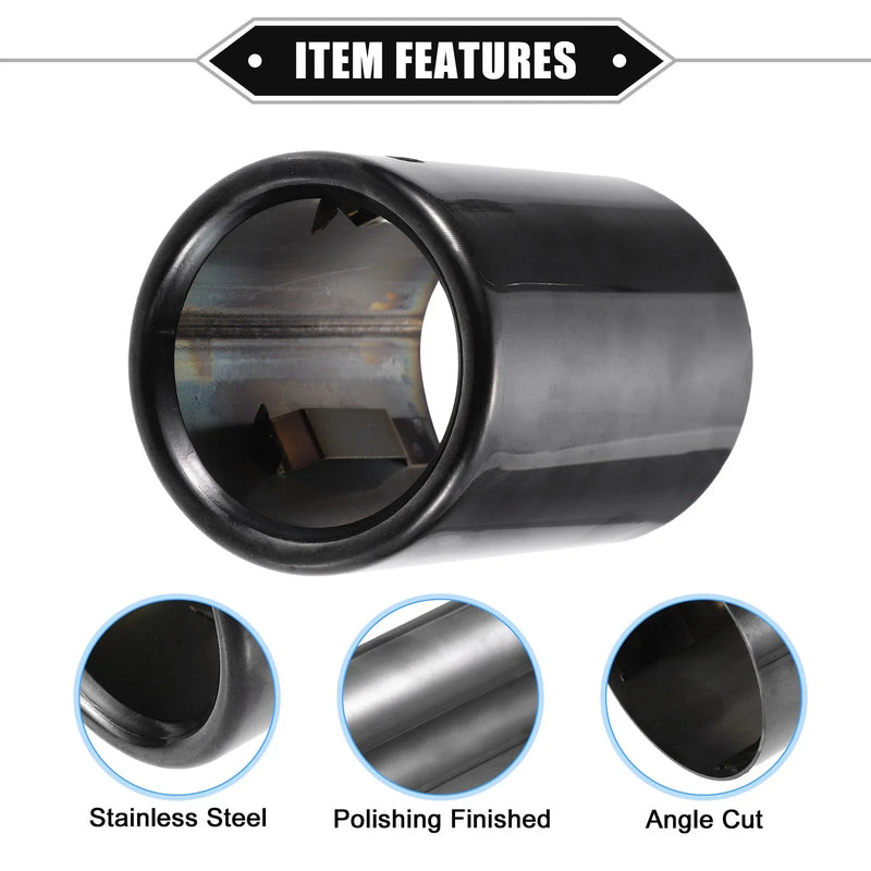 BMW 328i 325i E90 (2007-2010) Black Car Exhaust Tips